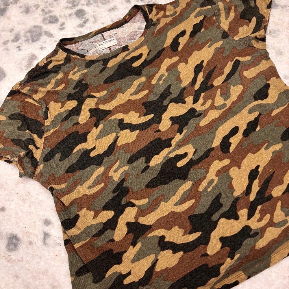 Free People - We the Free Camo Tee